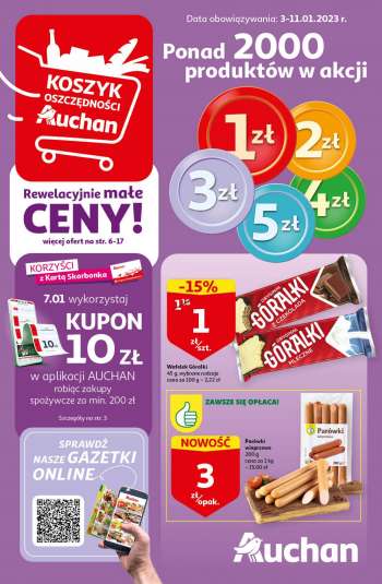 Gazetka Auchan - 3.01.2023 - 11.01.2023.