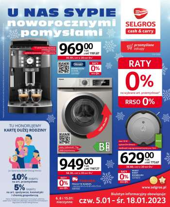 Gazetka Selgros - 5.01.2023 - 18.01.2023.