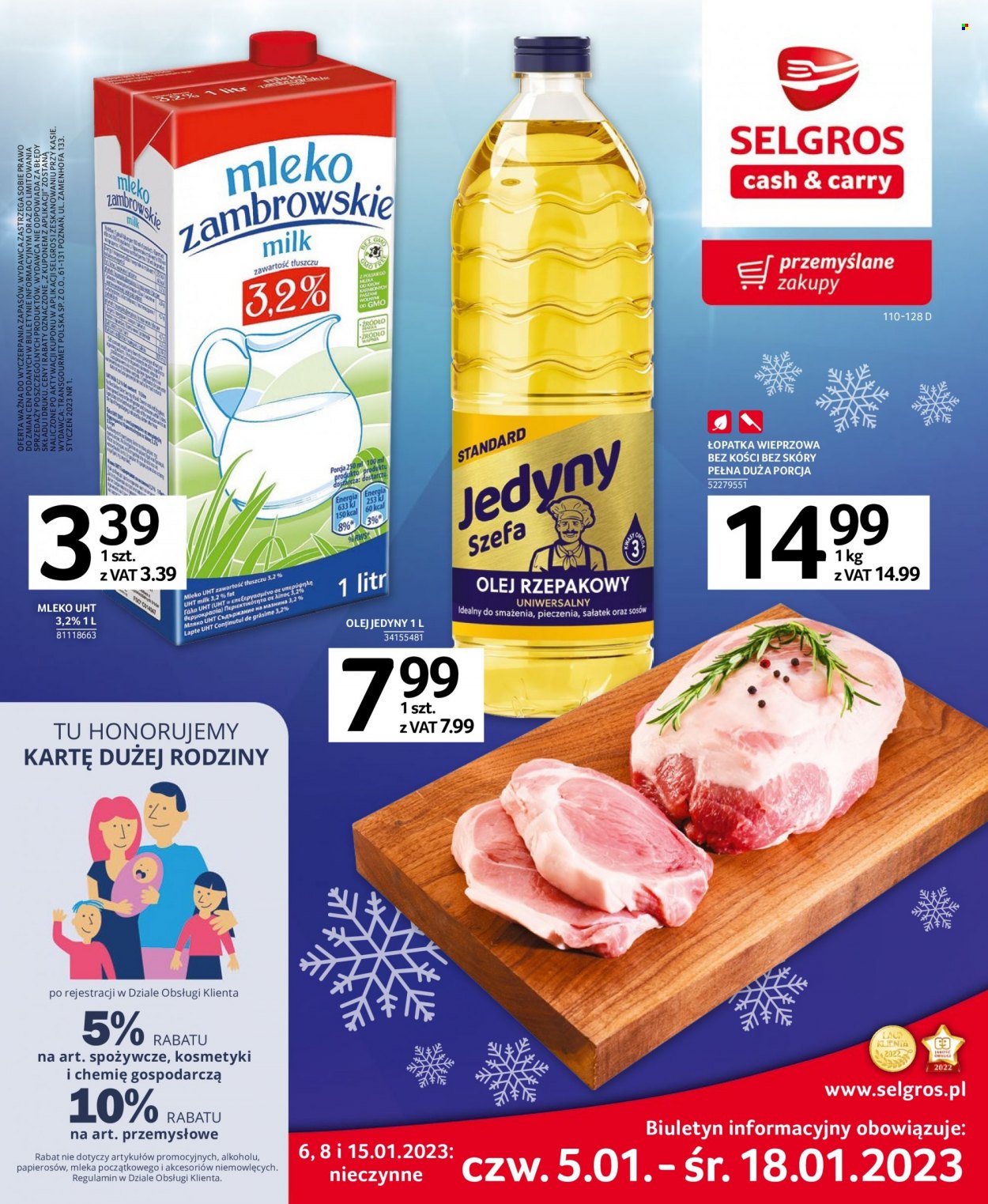 Gazetka Selgros - 5.01.2023 - 18.01.2023. Strona 1