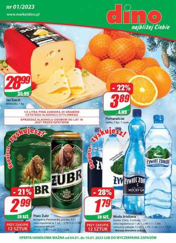 Gazetka Dino - 4.01.2023 - 10.01.2023.