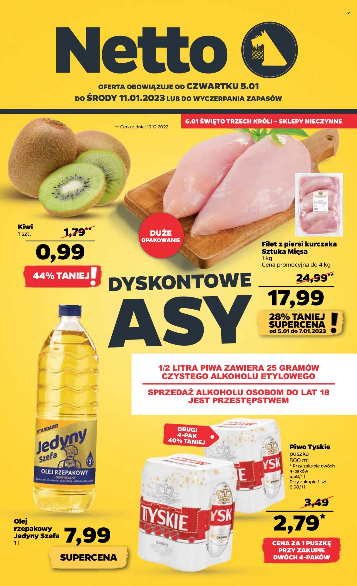 Gazetka Netto - 5.01.2023 - 11.01.2023. Strona 1