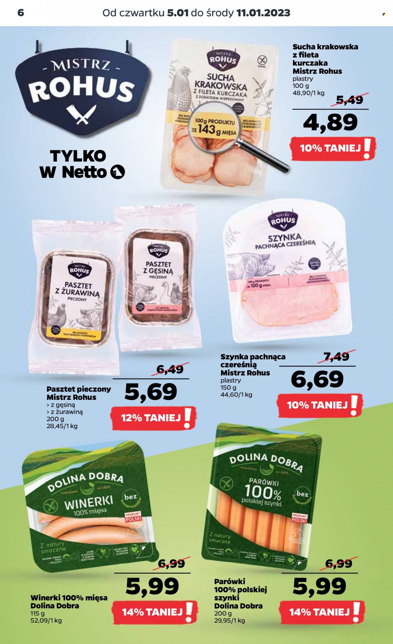 Gazetka Netto - 5.01.2023 - 11.01.2023. Strona 6