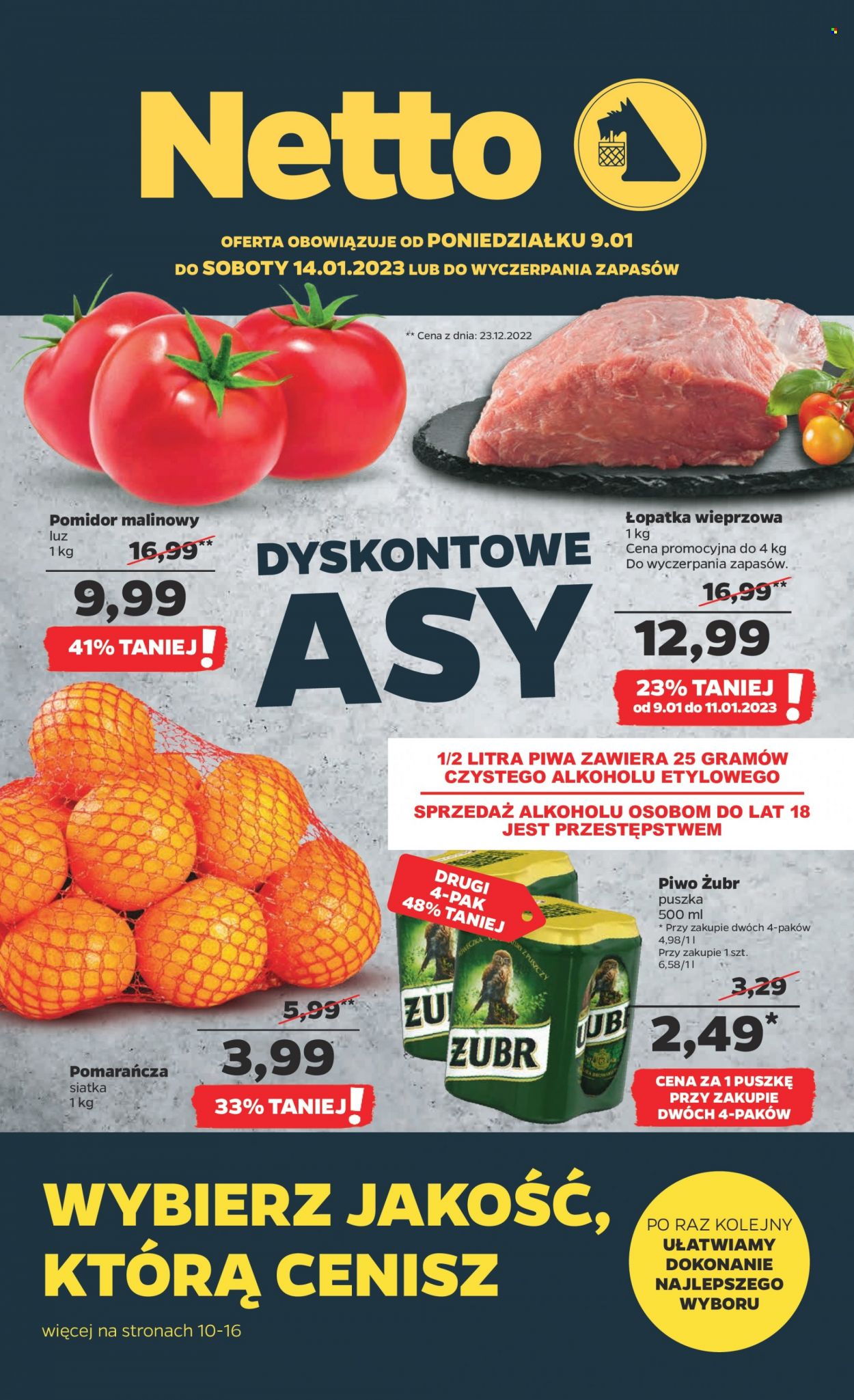 Gazetka Netto - 9.01.2023 - 14.01.2023. Strona 1