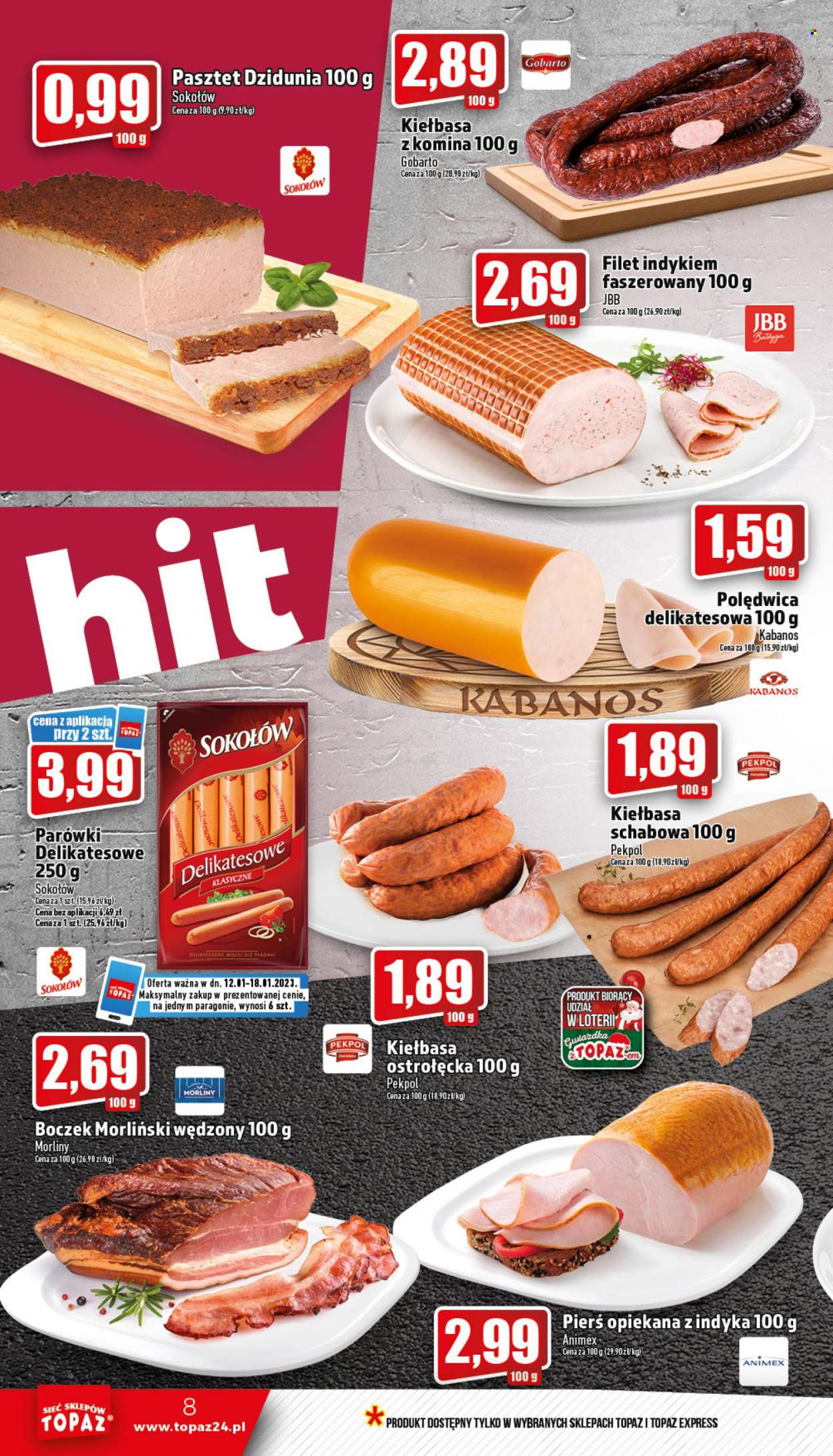 Gazetka Topaz - 12.01.2023 - 18.01.2023. Strona 8