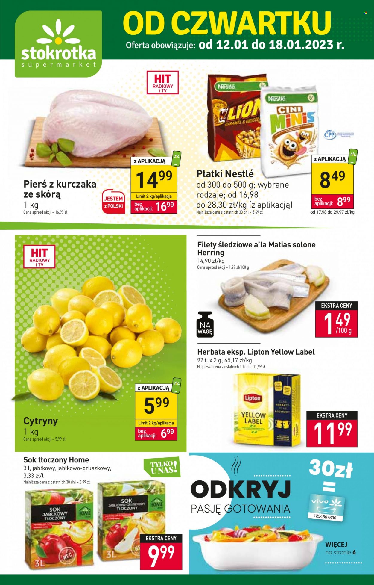 Gazetka Stokrotka Supermarket - 12.01.2023 - 18.01.2023. Strona 1