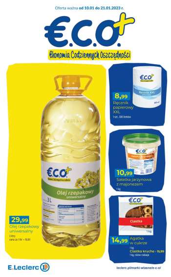 Gazetka E.Leclerc - 10.01.2023 - 21.01.2023.