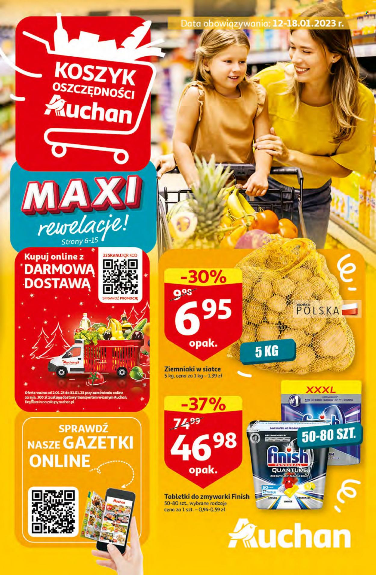 Gazetka Auchan - 12.01.2023 - 18.01.2023. Strona 1
