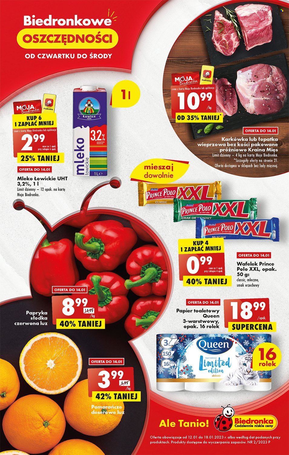 Gazetka Biedronka - 12.01.2023 - 18.01.2023. Strona 1