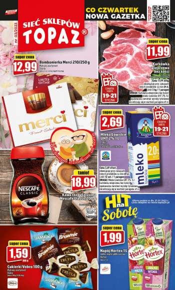 Gazetka Topaz - 19.01.2023 - 25.01.2023.