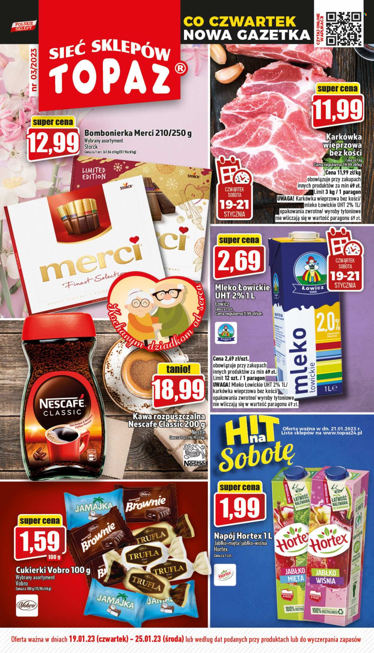 Gazetka Topaz - 19.01.2023 - 25.01.2023. Strona 1