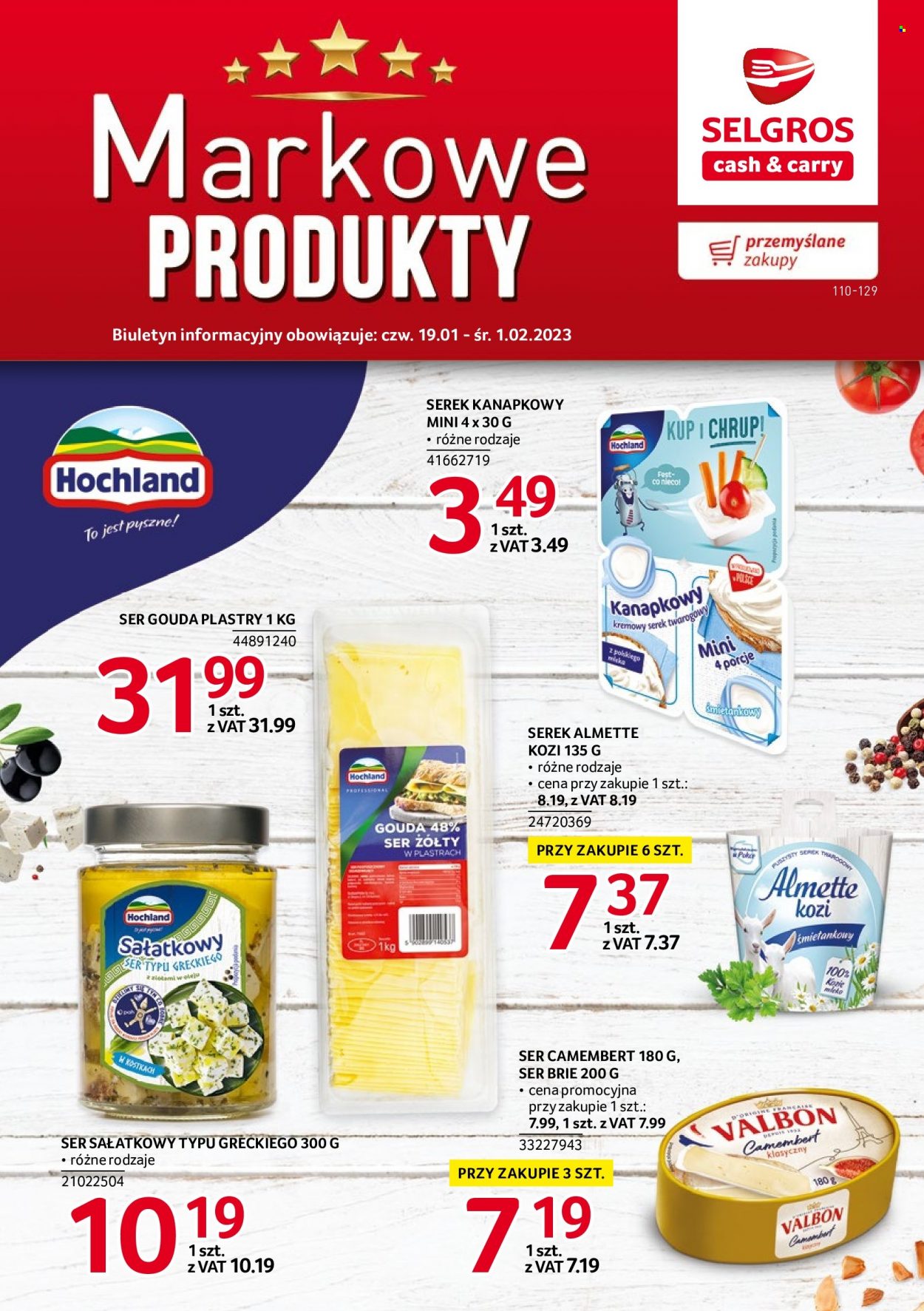 Gazetka Selgros - 19.01.2023 - 1.02.2023. Strona 1