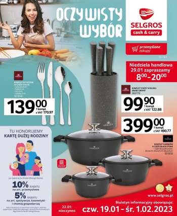 Gazetka Selgros - 19.01.2023 - 1.02.2023.