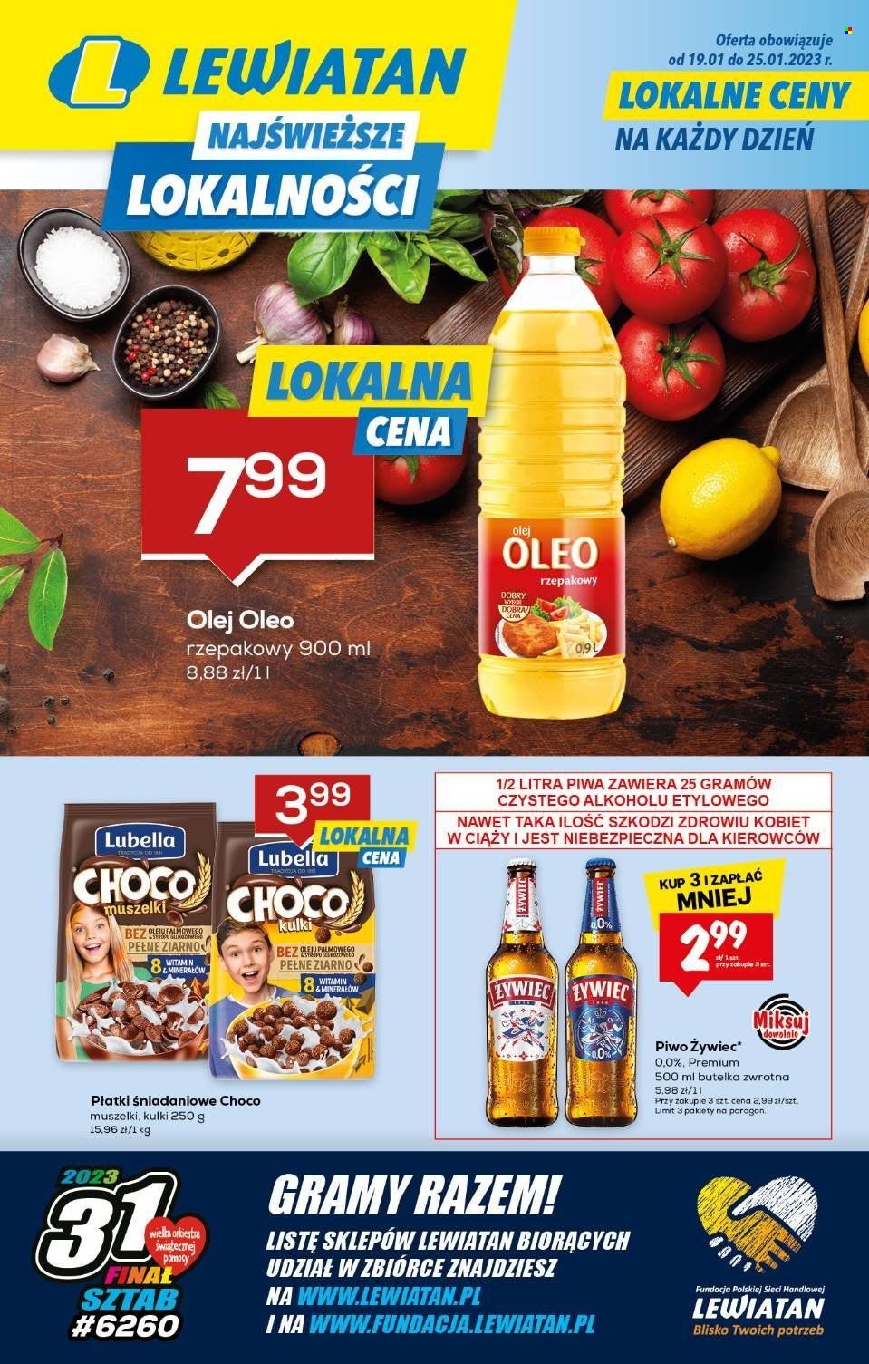 Gazetka Lewiatan - 19.01.2023 - 25.01.2023. Strona 1