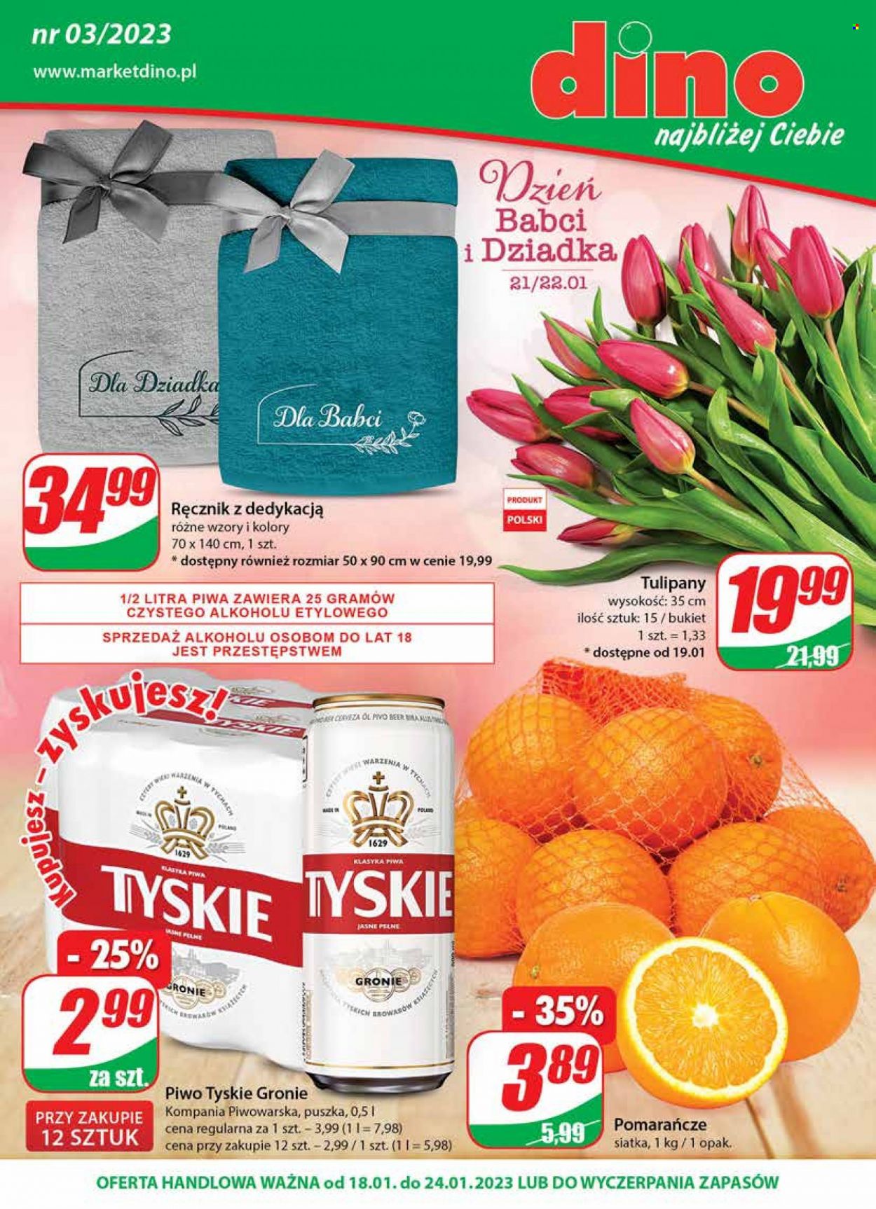 Gazetka Dino - 18.01.2023 - 24.01.2023. Strona 1