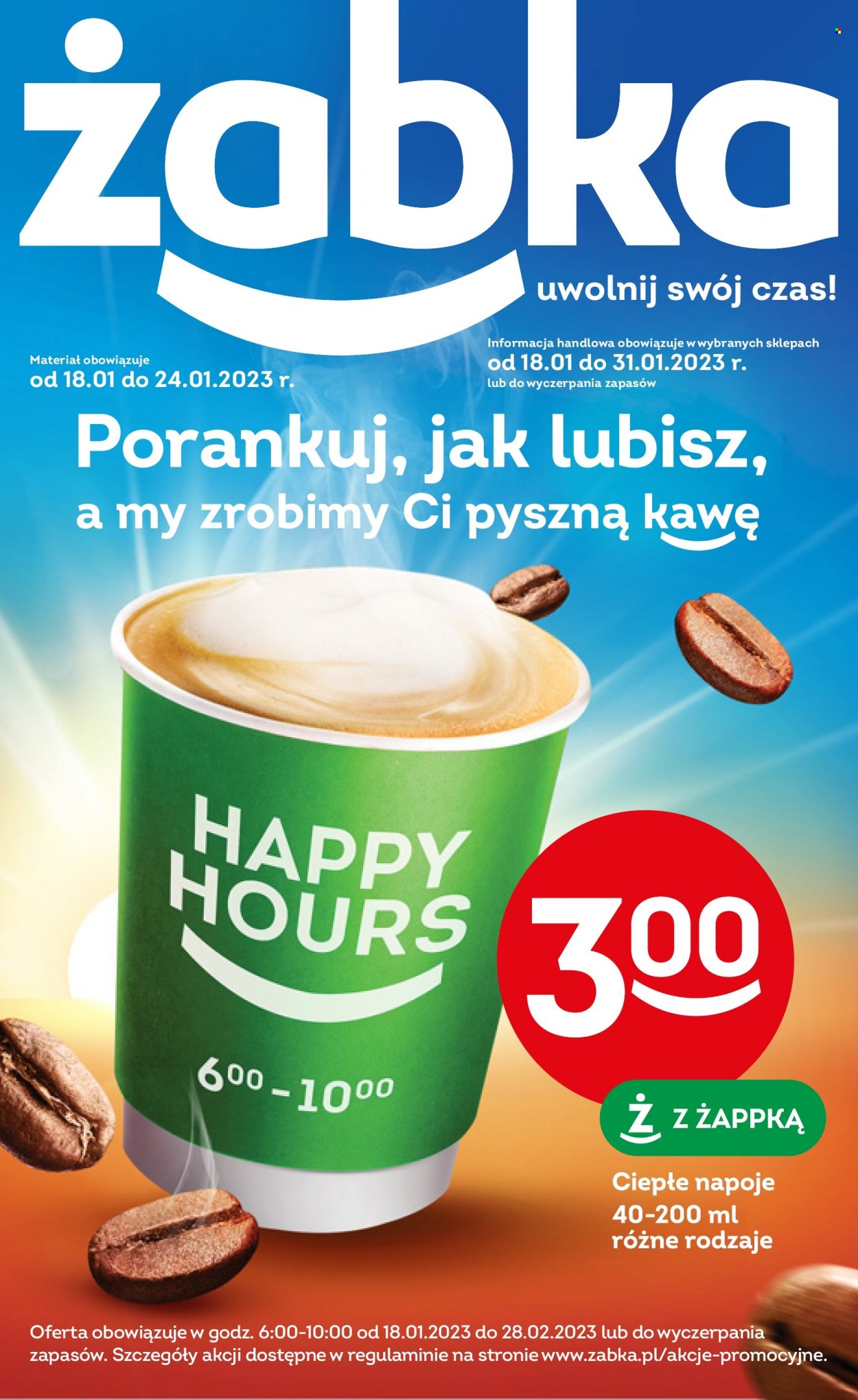 Gazetka Żabka - 18.01.2023 - 25.01.2023. Strona 1