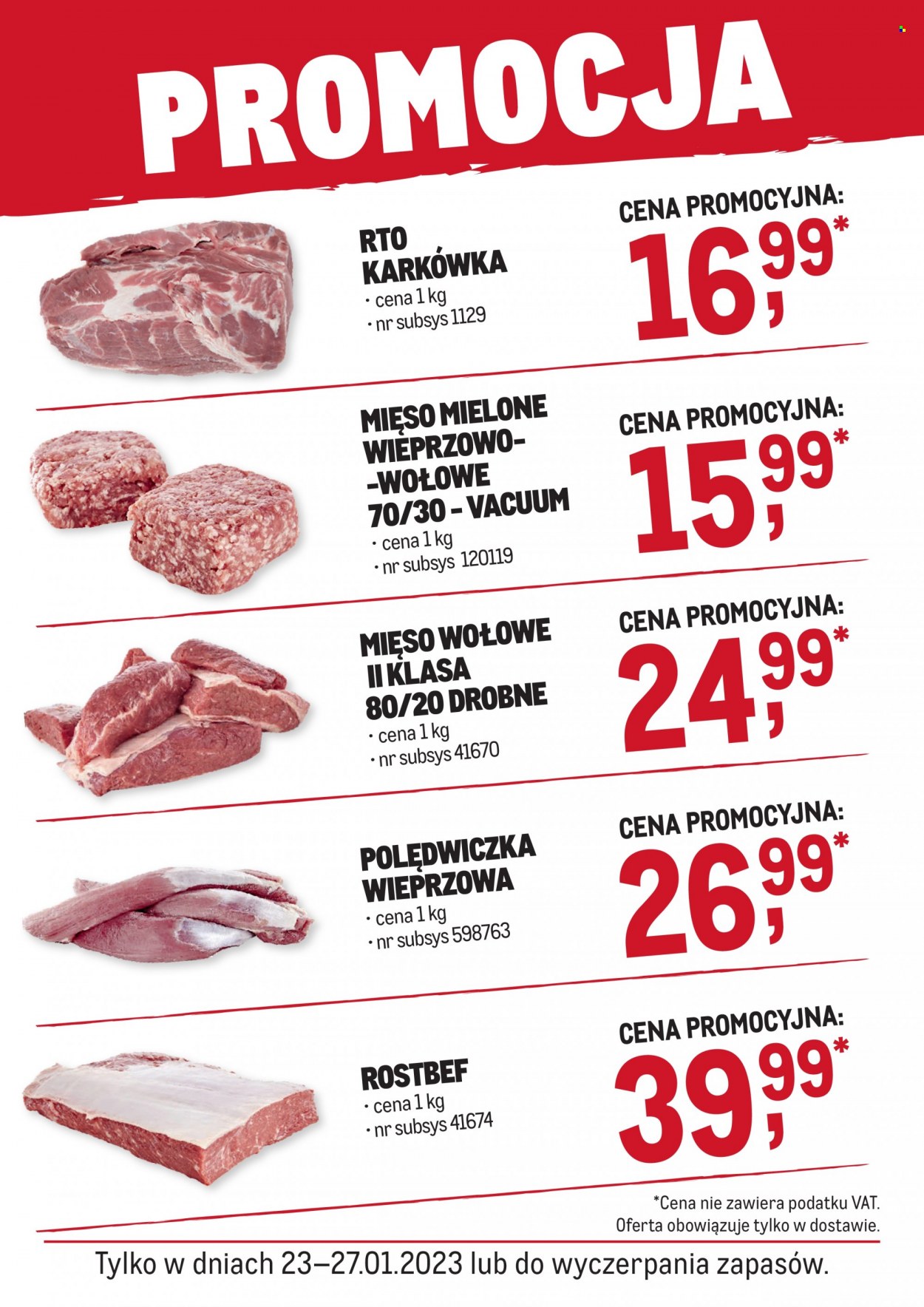 Gazetka Makro - 23.01.2023 - 27.01.2023. Strona 1
