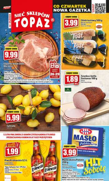 Gazetka Topaz - 26.01.2023 - 1.02.2023.