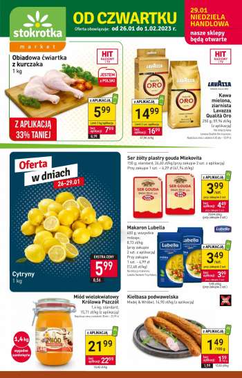 Gazetka Stokrotka Market - 26.01.2023 - 1.02.2023.