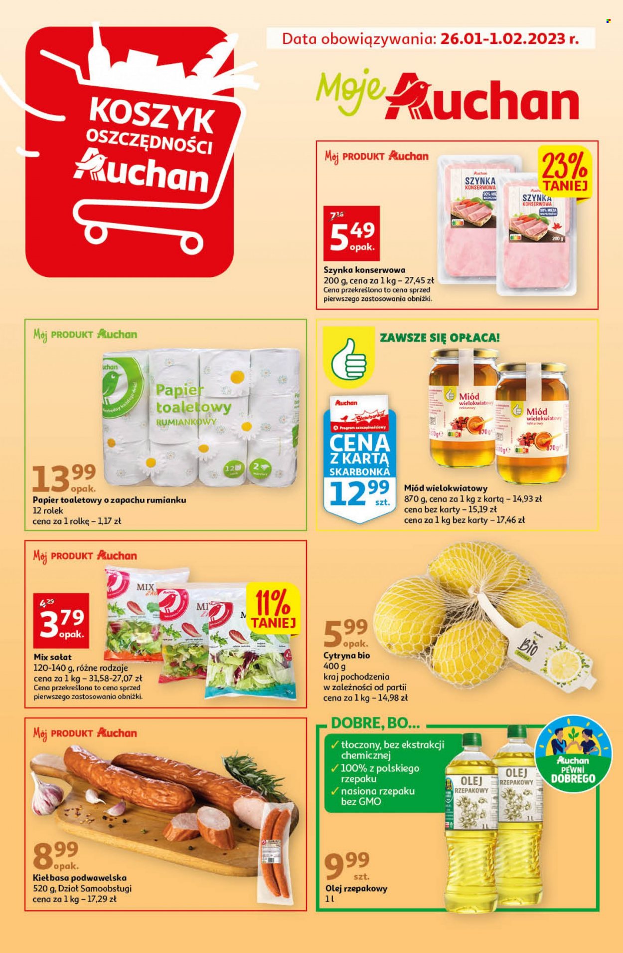 Gazetka Auchan - 26.01.2023 - 1.02.2023. Strona 1