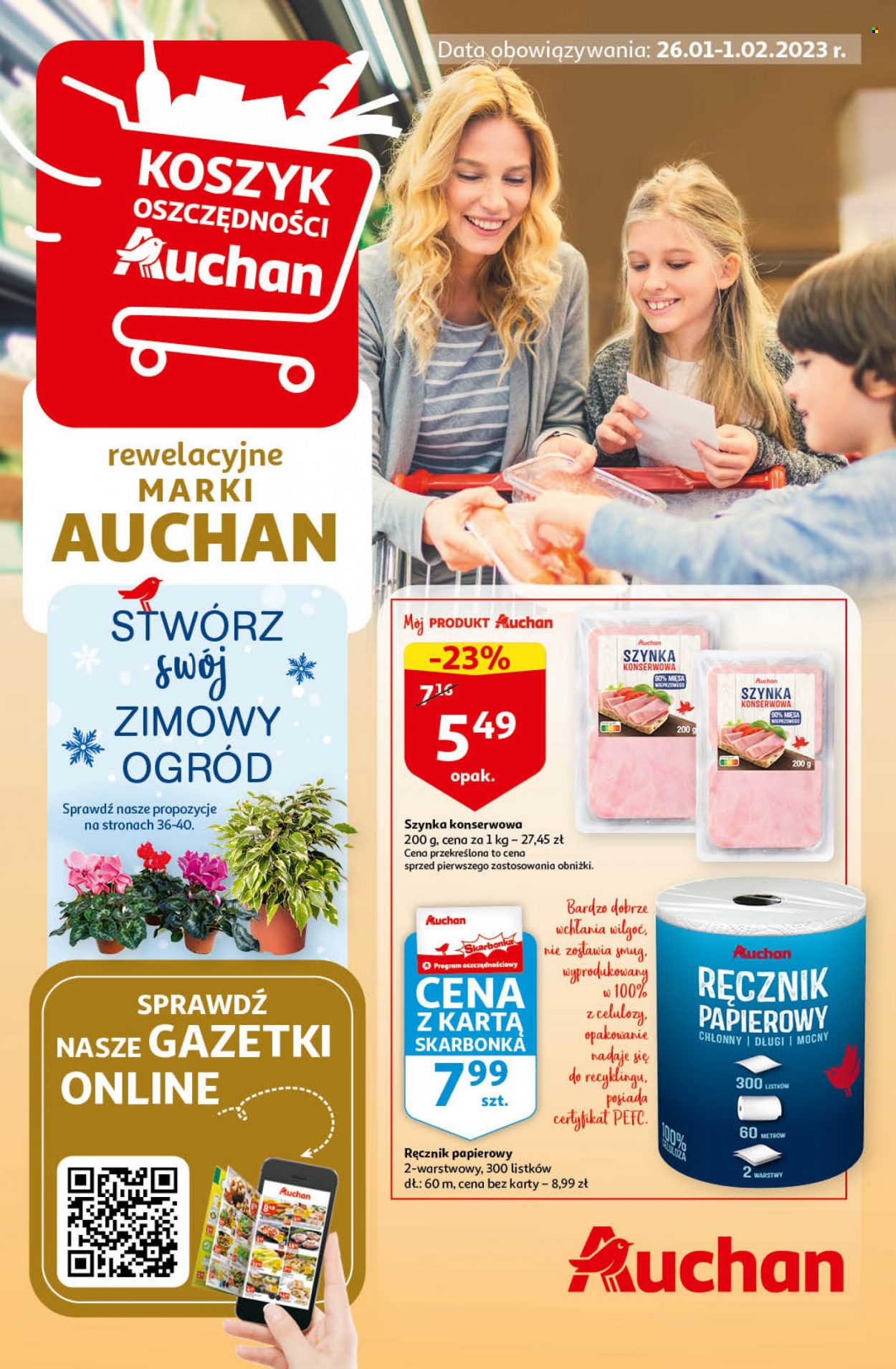 Gazetka Auchan - 26.01.2023 - 1.02.2023. Strona 1