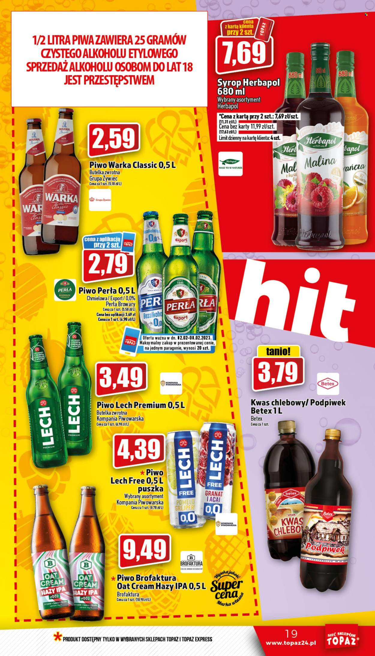 Gazetka Topaz - 2.02.2023 - 8.02.2023. Strona 19