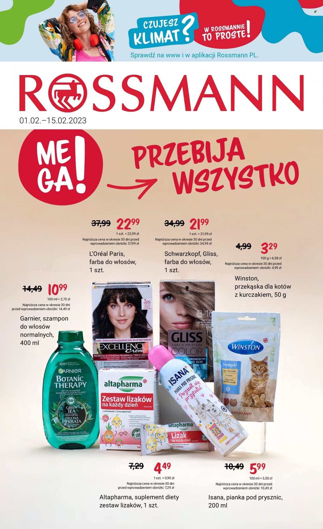 Gazetka Rossmann - 1.02.2023 - 15.02.2023. Strona 1