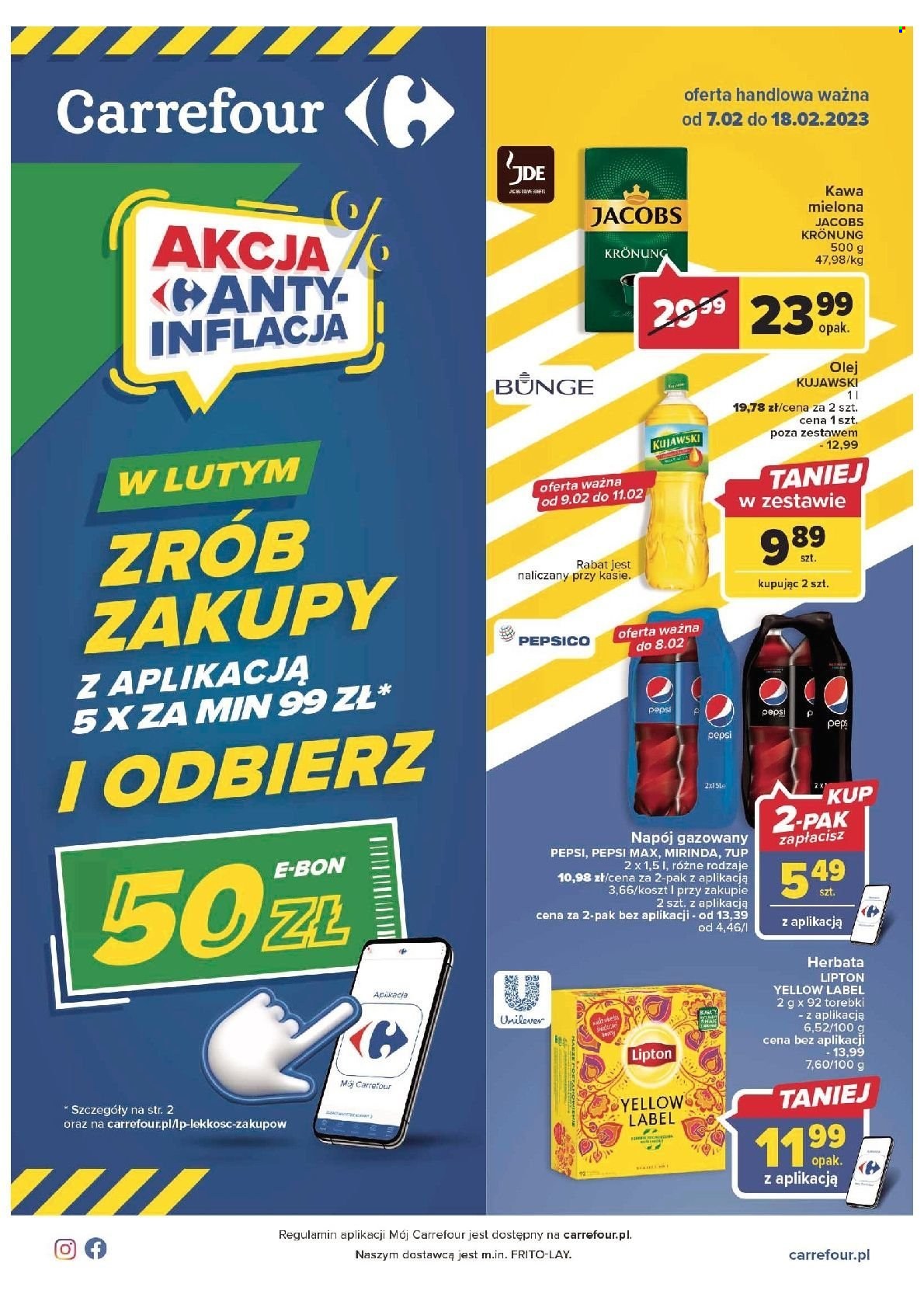 Gazetka Carrefour - 7.02.2023 - 18.02.2023. Strona 1