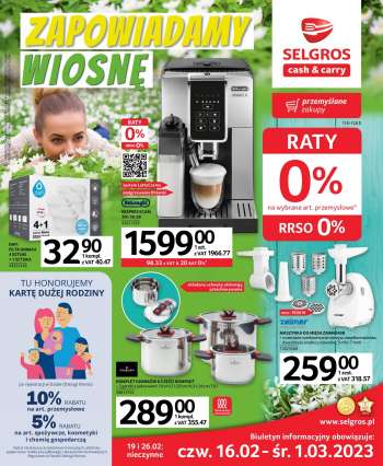 Gazetka Selgros - 16.02.2023 - 1.03.2023.