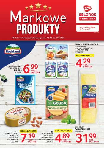 Gazetka Selgros - 16.02.2023 - 1.03.2023.