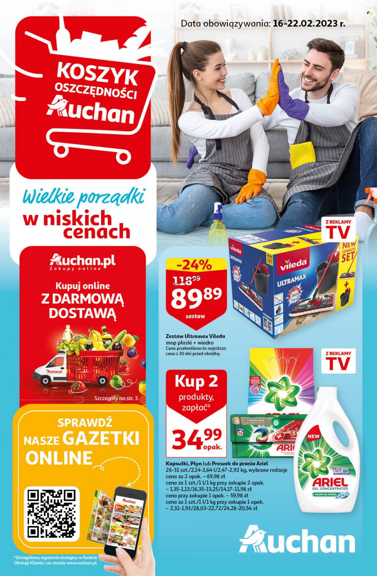 Gazetka Auchan - 16.02.2023 - 22.02.2023. Strona 1