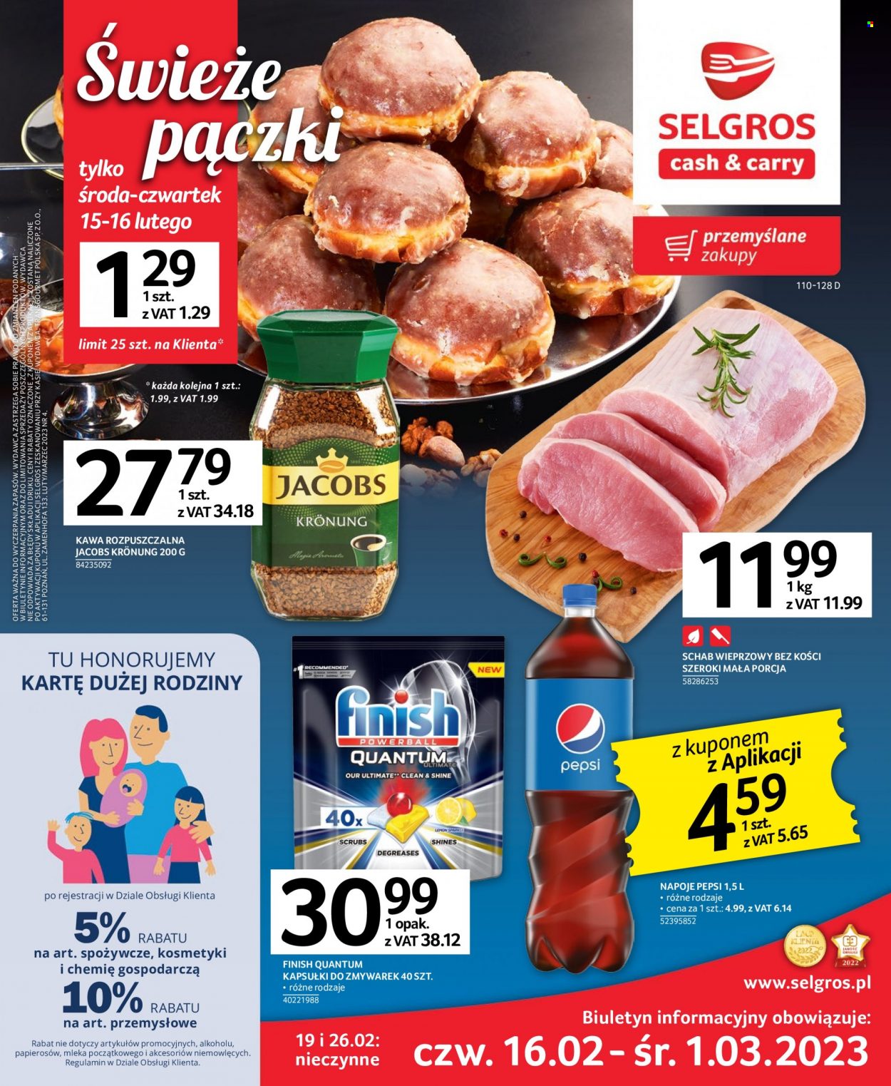 Gazetka Selgros - 16.02.2023 - 1.03.2023. Strona 1