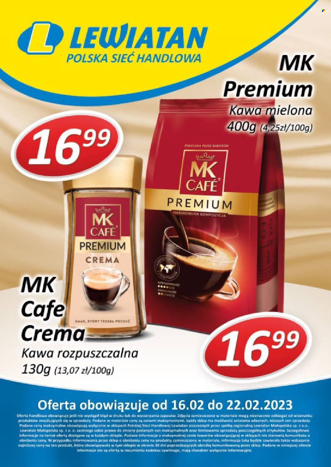 Gazetka Lewiatan - 16.02.2023 - 22.02.2023. Strona 1
