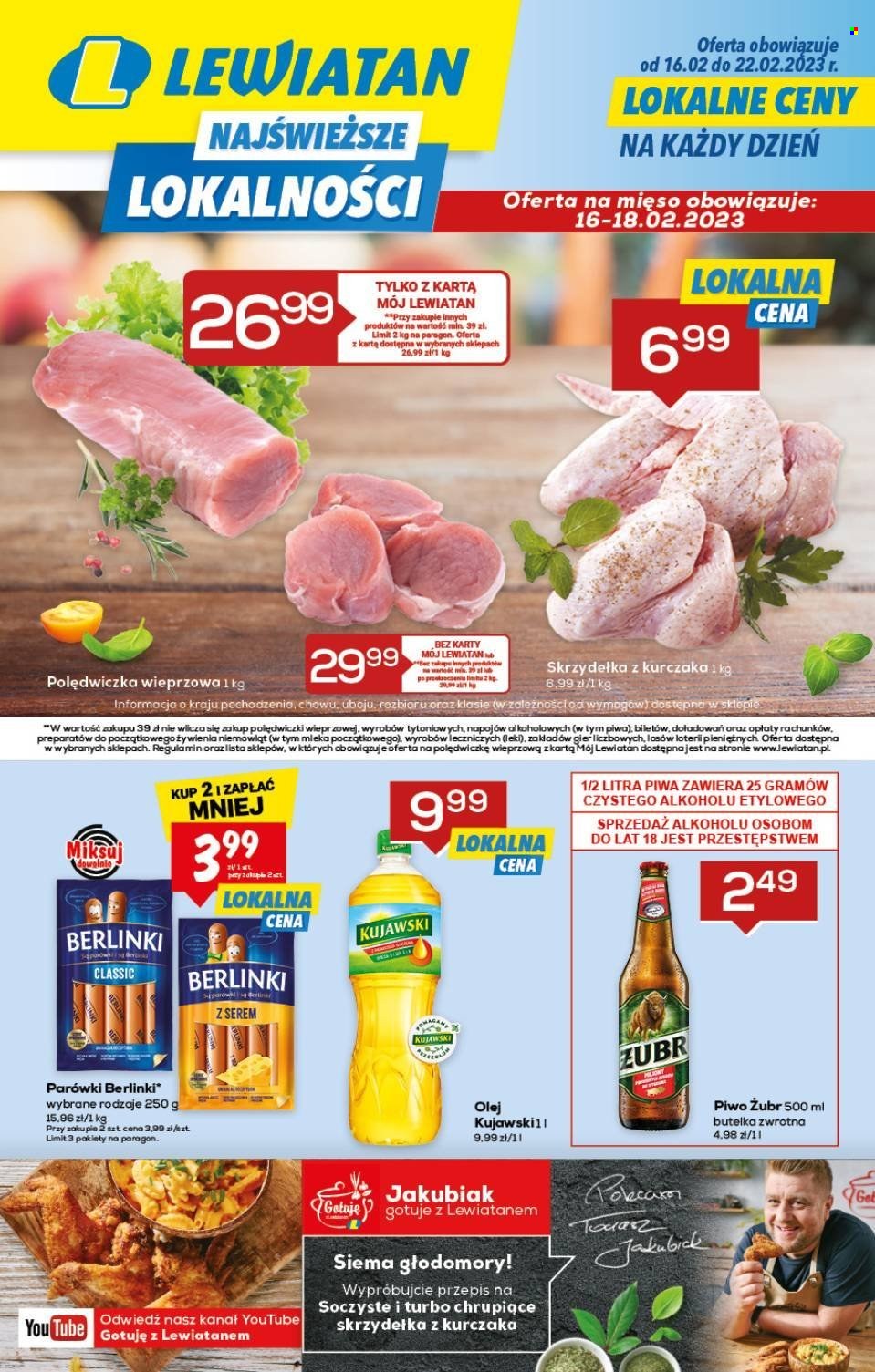 Gazetka Lewiatan - 16.02.2023 - 22.02.2023. Strona 1