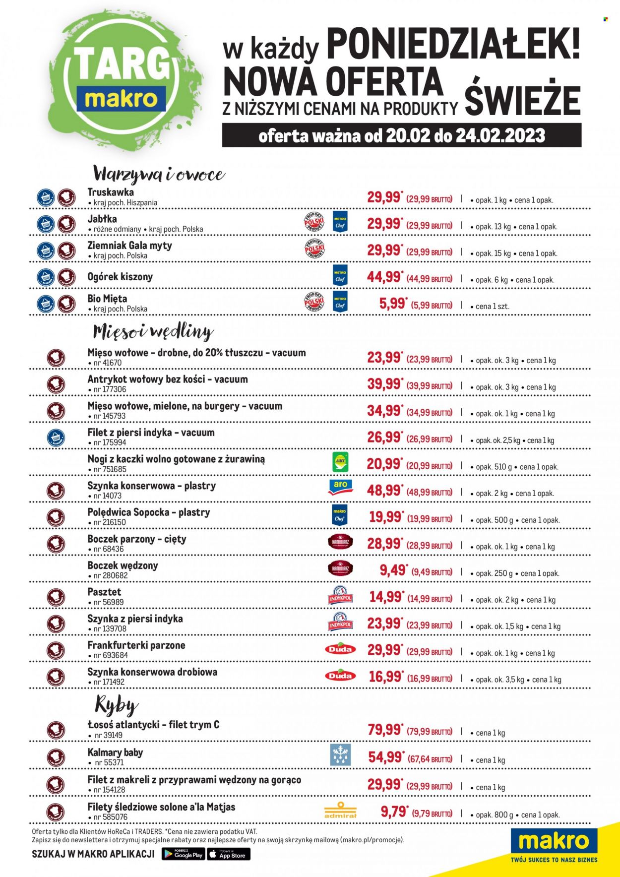 Gazetka Makro - 20.02.2023 - 24.02.2023. Strona 1