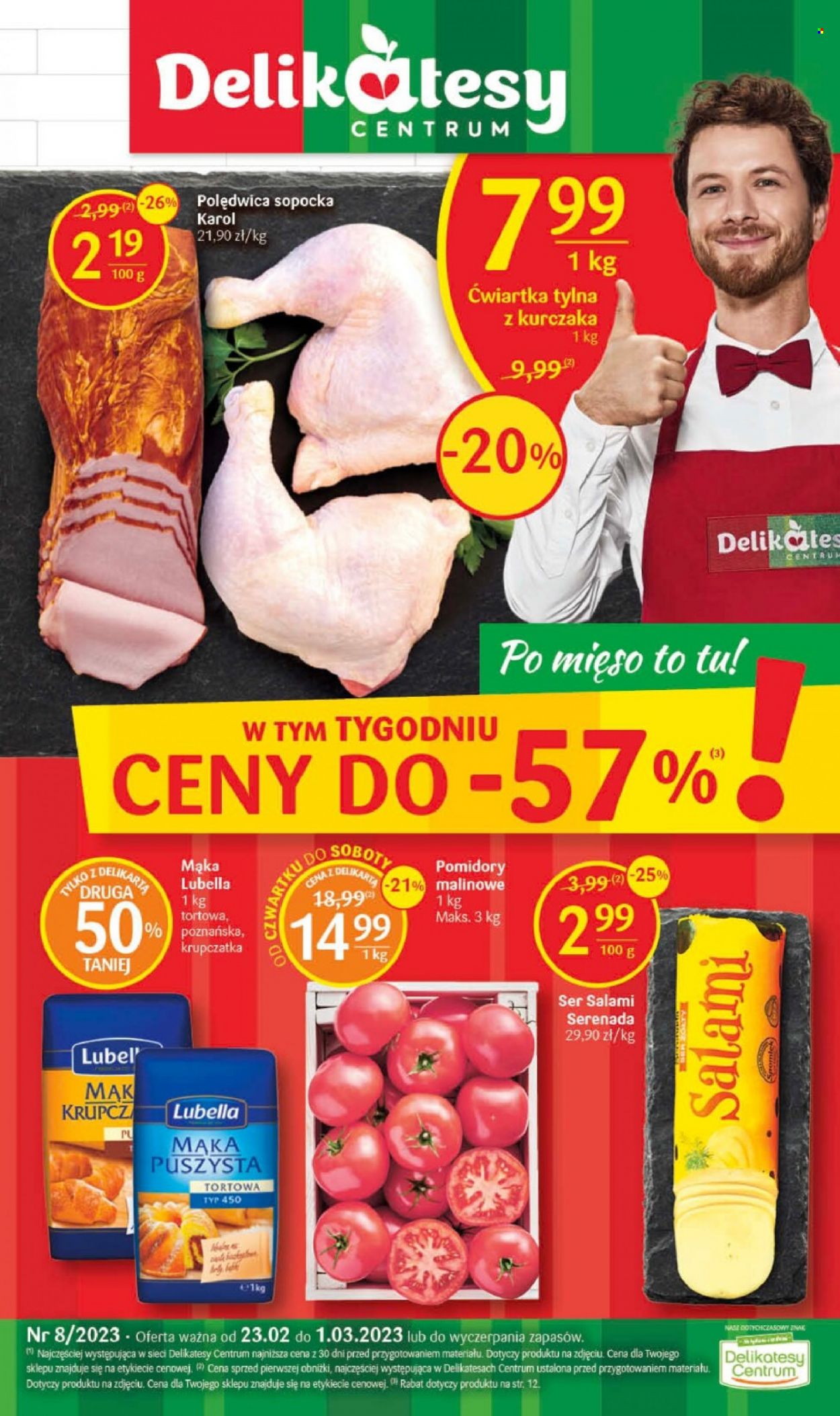 Gazetka Delikatesy Centrum - 23.02.2023 - 1.03.2023. Strona 1