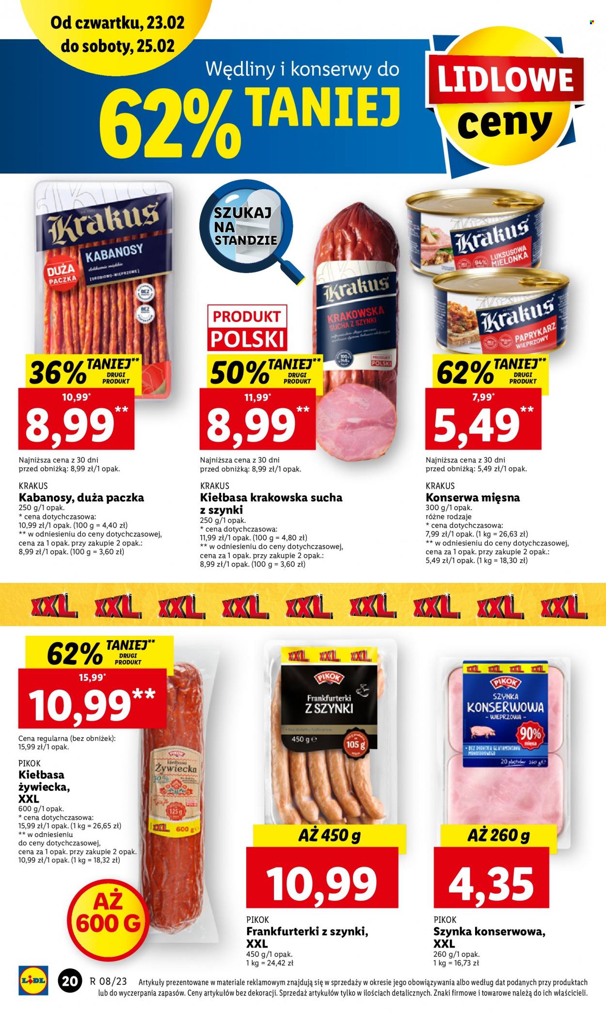 Gazetka Lidl - 23.02.2023 - 25.02.2023. Strona 20