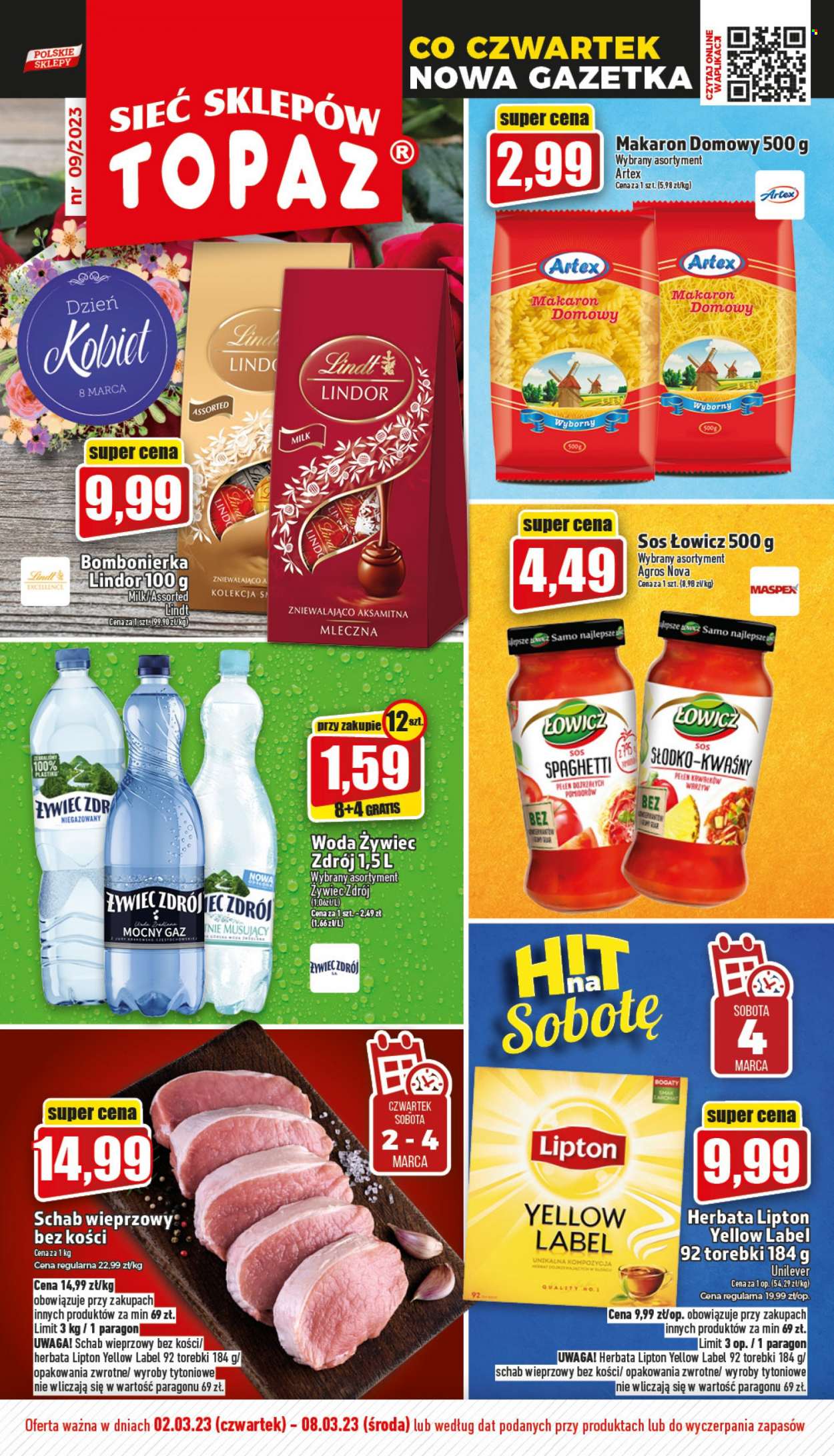 Gazetka Topaz - 2.03.2023 - 8.03.2023. Strona 1