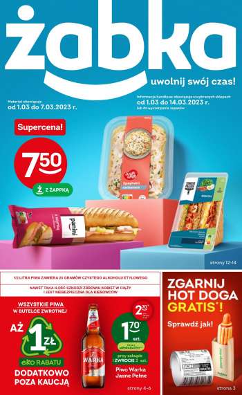 Gazetka Żabka - 1.03.2023 - 14.03.2023.