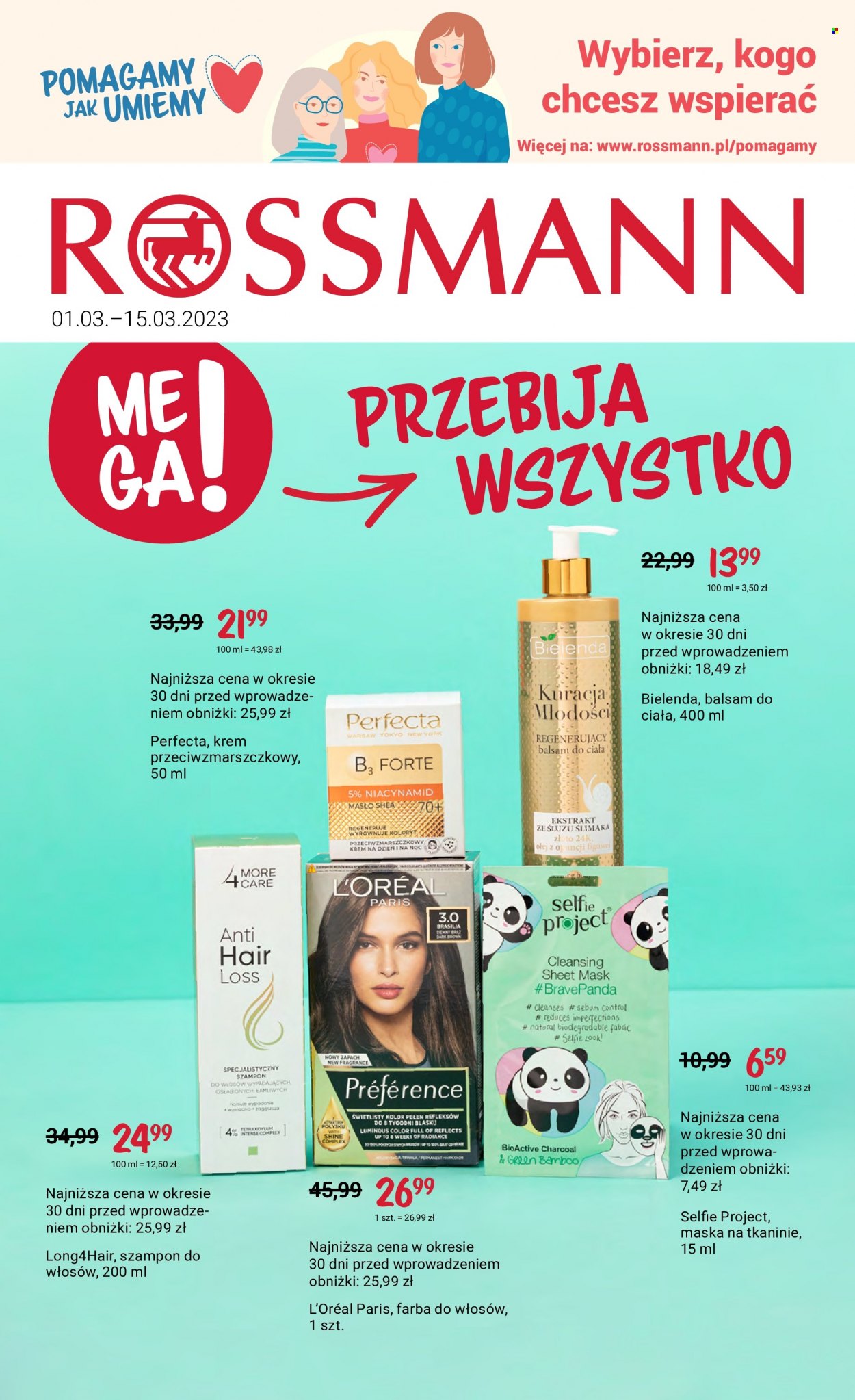 Gazetka Rossmann - 1.03.2023 - 15.03.2023. Strona 1