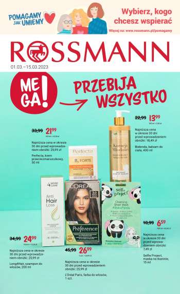 Gazetka Rossmann - 1.03.2023 - 15.03.2023.