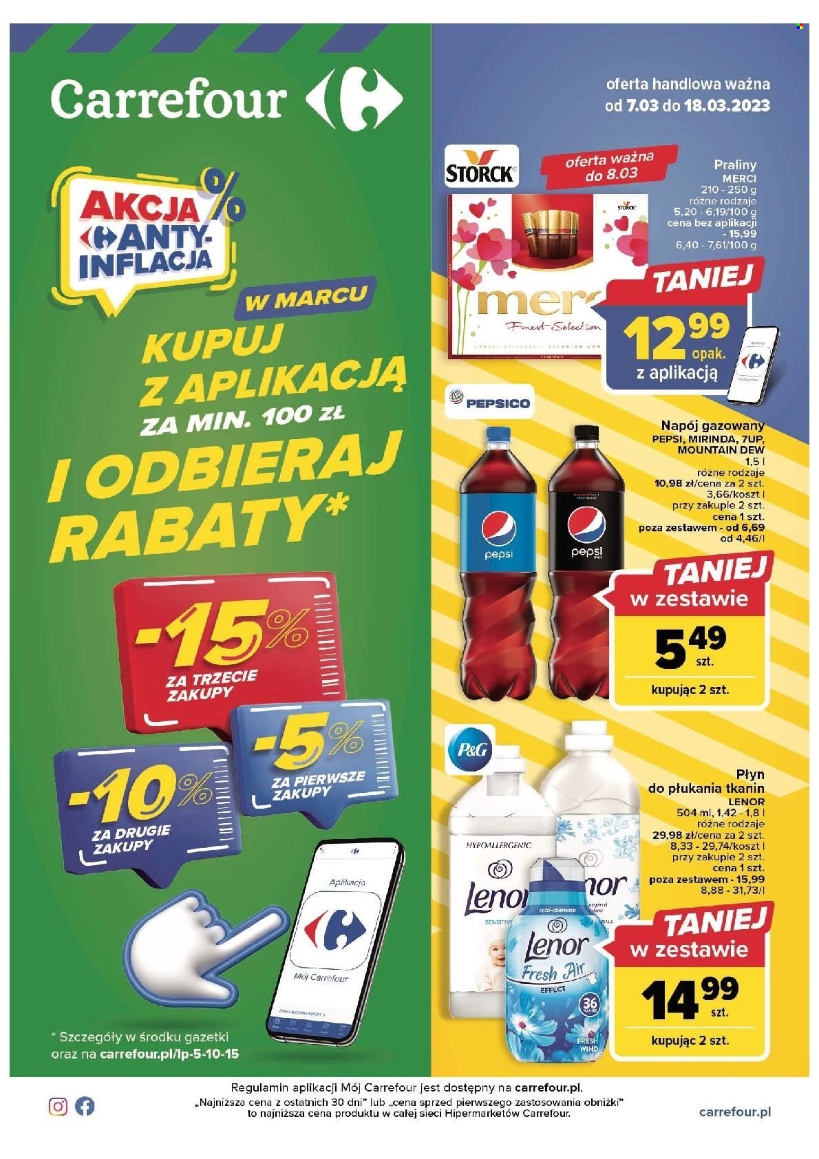 Gazetka Carrefour - 7.03.2023 - 18.03.2023. Strona 1