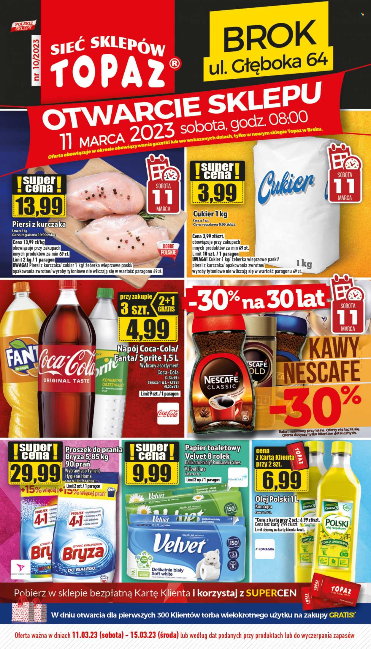 Gazetka Topaz - 11.03.2023 - 15.03.2023. Strona 1