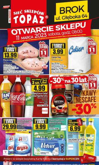 Gazetka Topaz - 11.03.2023 - 15.03.2023.
