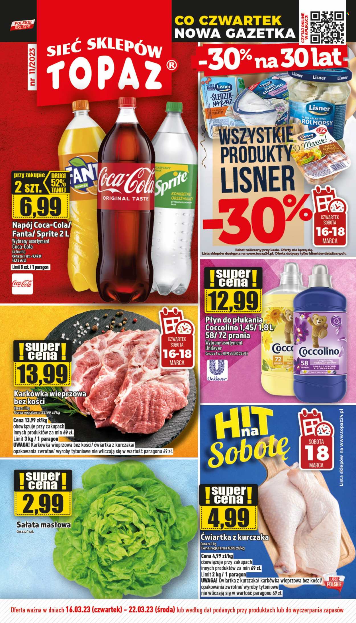 Gazetka Topaz - 16.03.2023 - 22.03.2023. Strona 1