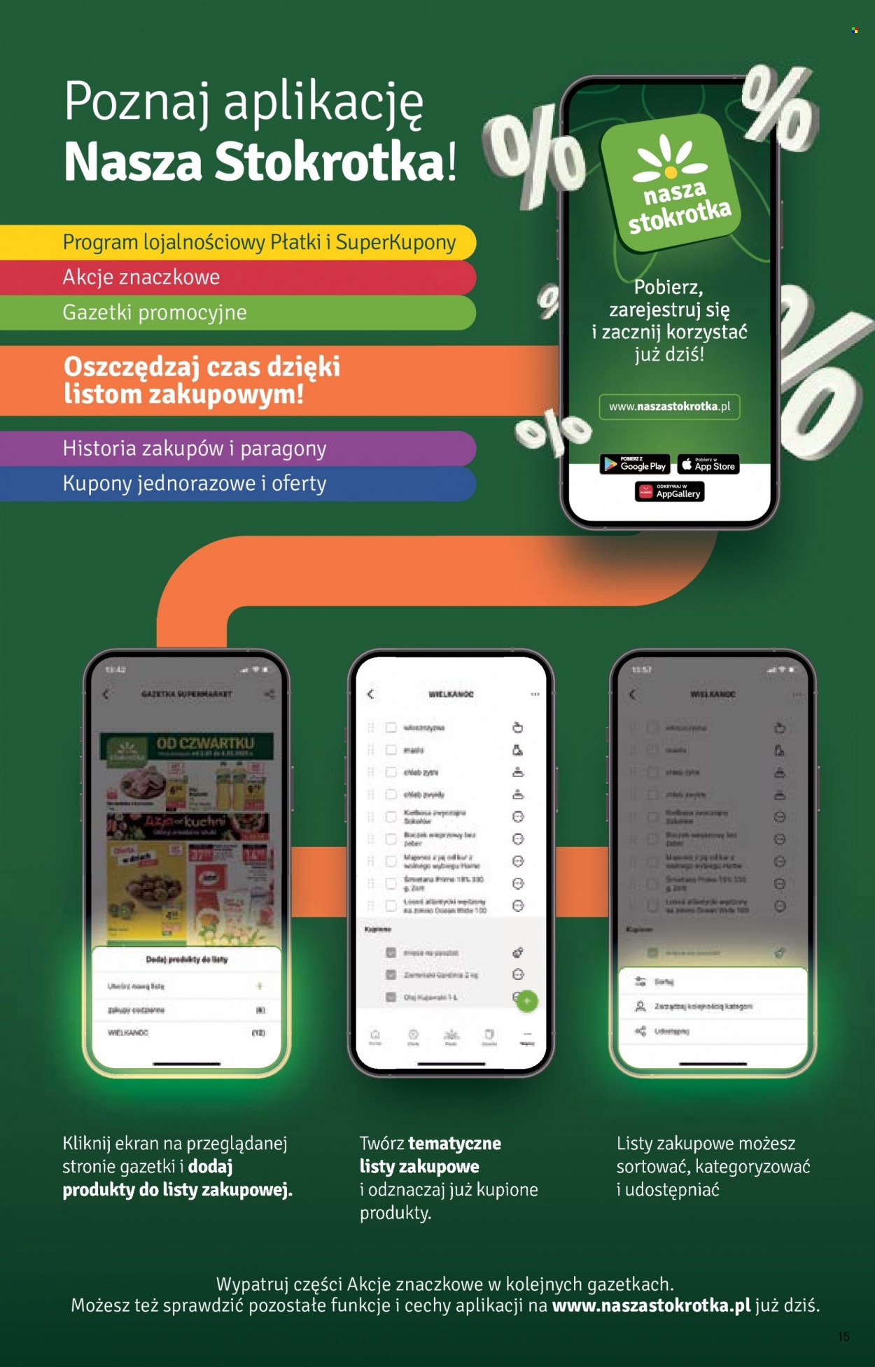 Gazetka Stokrotka Supermarket - 16.03.2023 - 22.03.2023. Strona 15