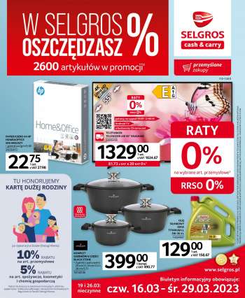 Gazetka Selgros - 16.03.2023 - 29.03.2023.
