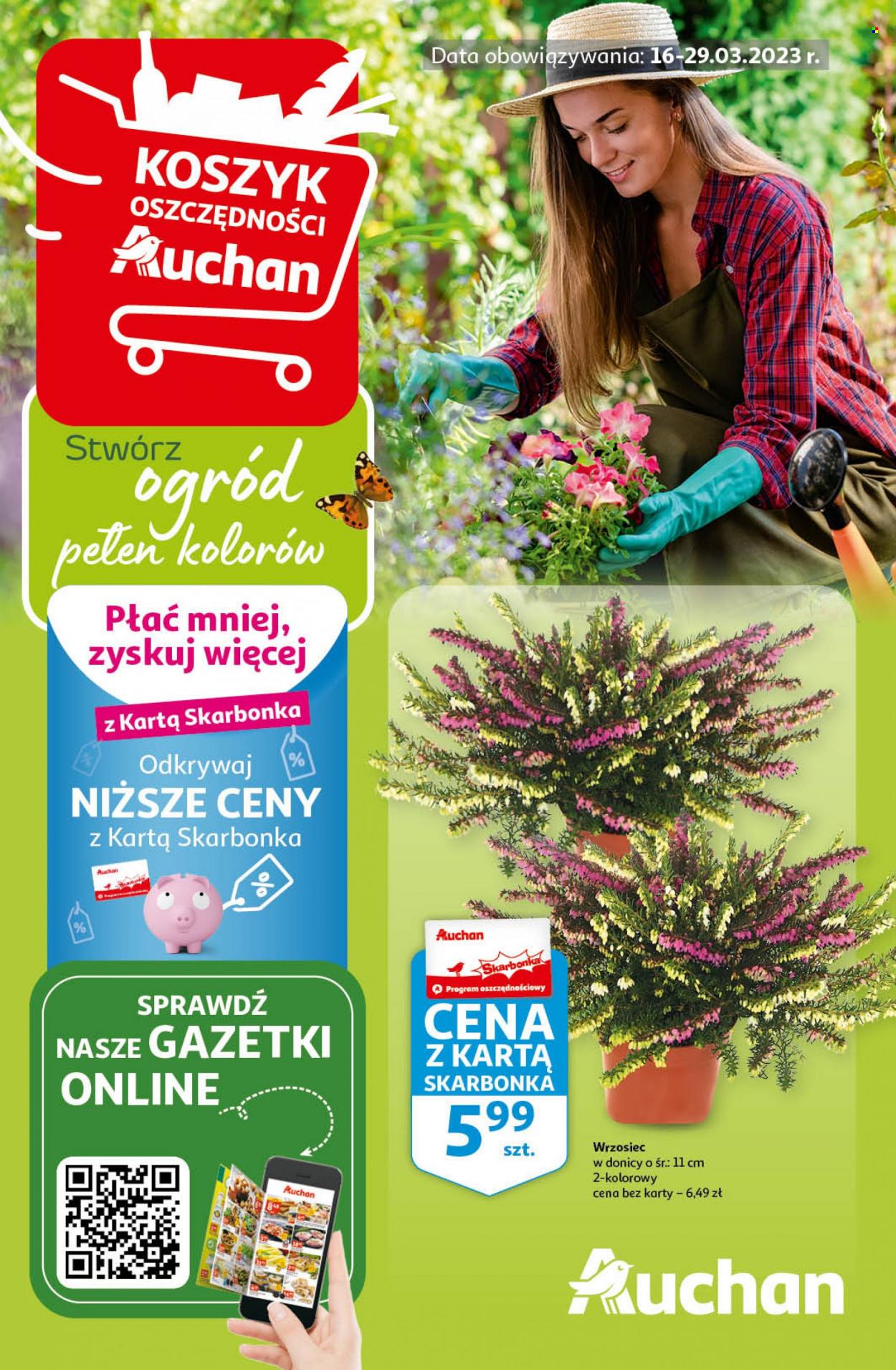 Gazetka Auchan - 16.03.2023 - 29.03.2023. Strona 1