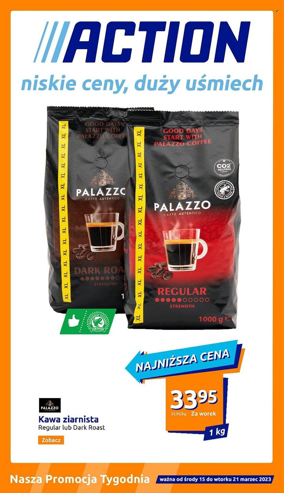 Gazetka Action - 15.03.2023 - 21.03.2023. Strona 1