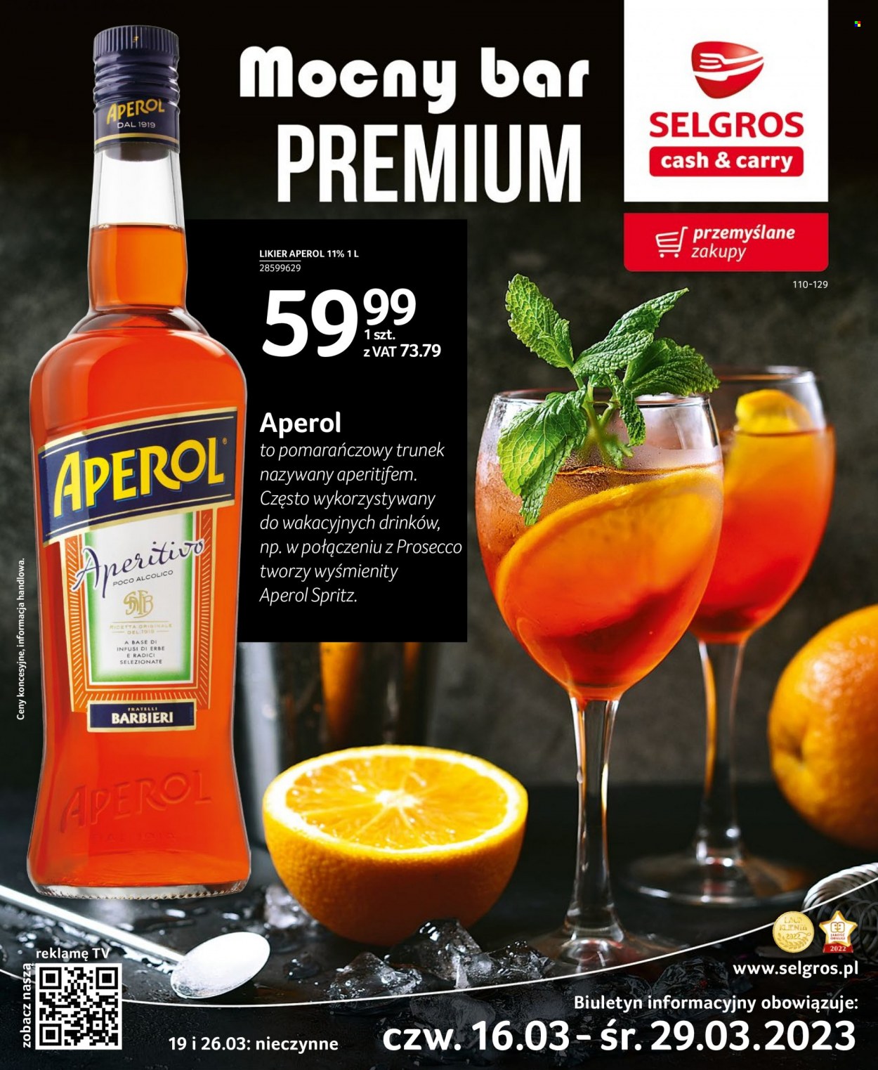 Gazetka Selgros - 16.03.2023 - 29.03.2023. Strona 1