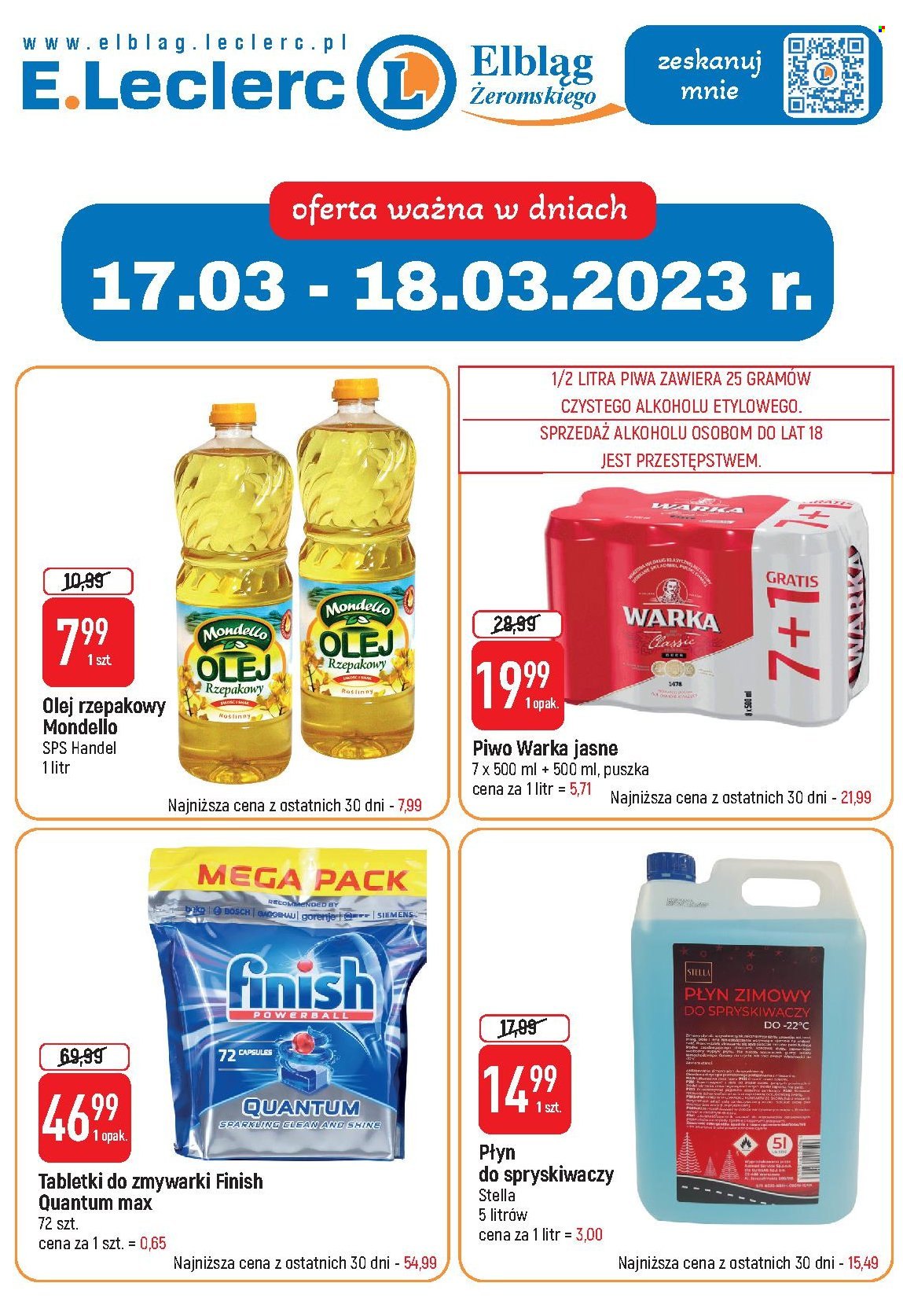 Gazetka E.Leclerc - 17.03.2023 - 18.03.2023. Strona 1